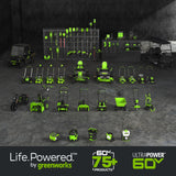 Greenworks 60V 21" Cordless Battery Dual Blade Self-Propelled Mower w/ (1) 8Ah battery and 6A Charger - 2546402