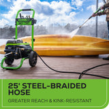 Greenworks 80V 3000-PSI 2.0 GPM Electric Pressure Washer w/ (2) 4.0Ah Batteries & Dual Port Charger - 5124702