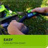 Greenworks 60V 22" Cordless Battery Push Lawn Mower w/ 5.0Ah Battery & Charger - 2547702