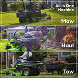 Greenworks 60V 54" MaximusZ Zero Turn Riding Mower with (2) 20.0 Ah, (2) 8.0 Ah & (2) 4.0 Ah Batteries and 1.5kW Charger - 7422302