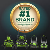 Greenworks 60V 21" Cordless Battery Dual Blade Self-Propelled Mower w/ (1) 8Ah battery and 6A Charger - 2546402