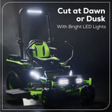 Greenworks 60V 54" MaximusZ Zero Turn Riding Mower with (2) 20.0 Ah, (2) 8.0 Ah & (2) 4.0 Ah Batteries and 1.5kW Charger - 7422302