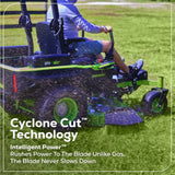 Greenworks 60V 60” MaximusZ Zero Turn w/ (2) 20.0 Ah, (4) 8.0 Ah Batteries & 1.5KW Charger - 7424202