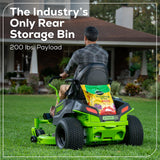 Greenworks 60V 42” Electric CrossoverZ Zero Turn Mower with (6) 8 Ah Batteries and (3) Dual Port Turbo Chargers - 7409302