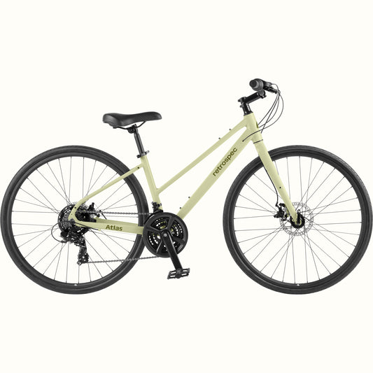 Retrospec Atlas Fitness Hybrid Bike - Step Through 21 Speed - 5841