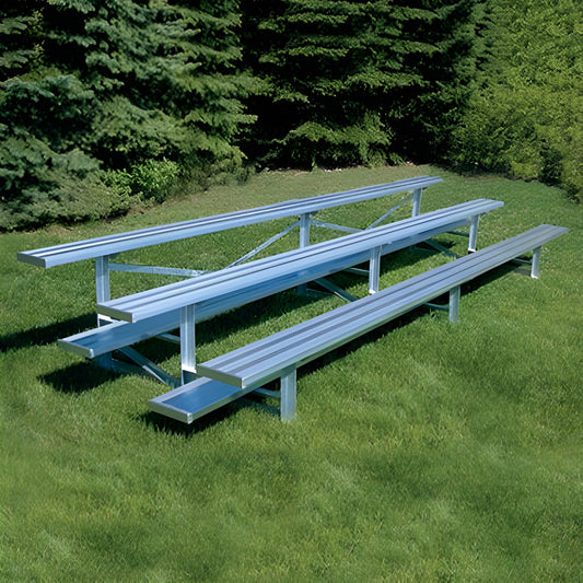 Bleacher 3 Row 27' All Aluminum Standard Bleacher - BLCH-327AL