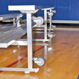 Bleacher - 21 ft. (3 Row - Double Foot Plank) - Tip & Roll - BLDP-321TRG