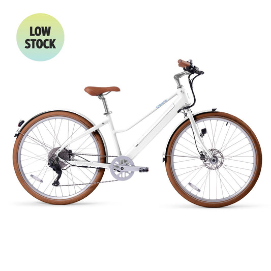 Bluejay Premiere Lite - Modern White Electric Bike - BKLT24-SMWHT
