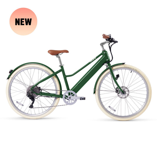 Bluejay Bikes NEW! Bluejay Premiere Lite - British Racing Green Electric Bike - BKLT24-SMBRG