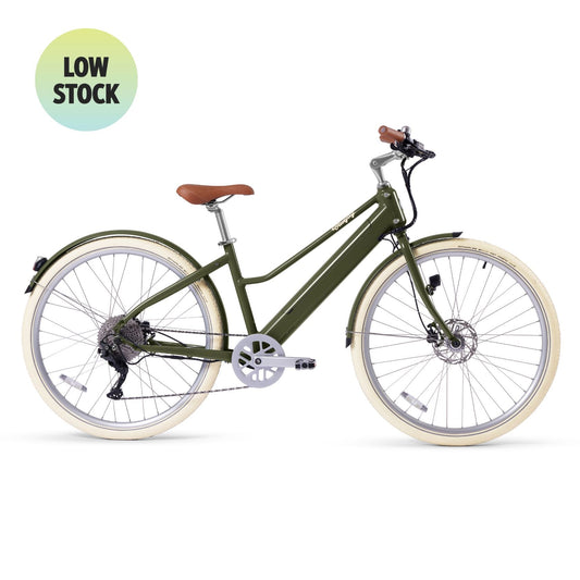 Bluejay Premiere Lite - Olive Green Electric Bike - BKLT24-SMAGR