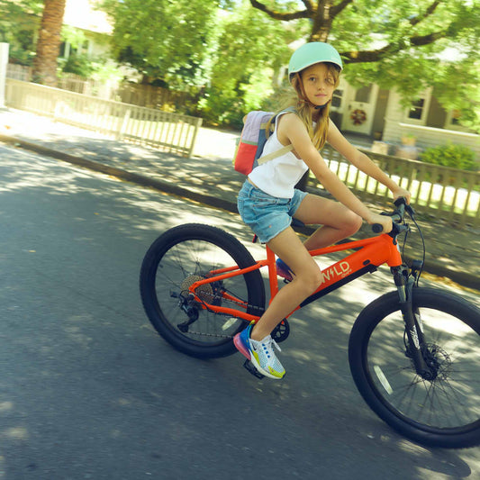 Bluejay WILD - Electric Orange Kids Electric Bike - WILDORG24