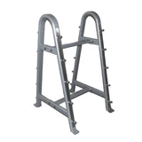 Troy 12-Sided Urethane Straight Barbell Set with Rack - COMMPAC-TSBU110