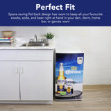 Corona Compact Fridge w/ Bottle Opener, Tempered Glass Shelves, Licensed Corona Artwork, Perfect for Beer-Lovers -COR-90