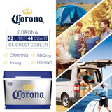 Corona Cruiser Thermoelectric 12 Volt DC and 110 Volt AC Cords, Silver and Blue, Cottage, Beach, RV, BBQ -CORC24