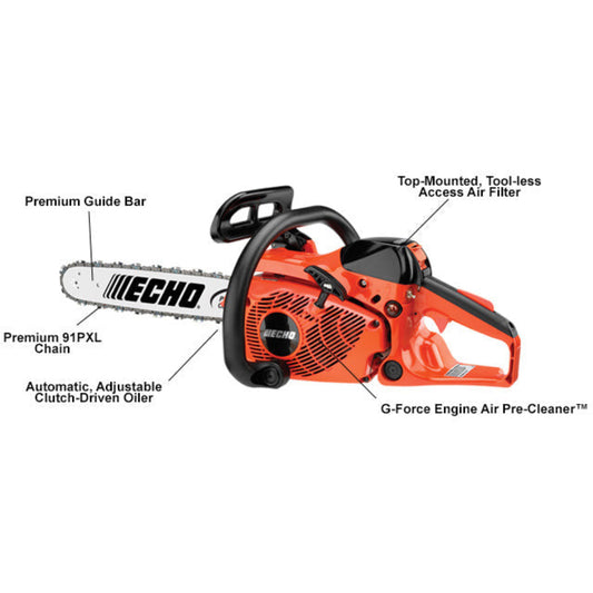Echo CS-361P Professional Chain Saw - 35.8 CC - 2.15 HP* - CS-361P- Powerhead Only