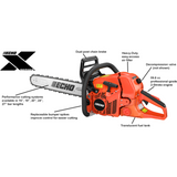 Echo CS-590 Timber Wolf Chain Saw, 59.0 CC, 4.02 HP - CS-590 Powerhead Only