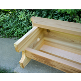 Creekvine Designs 5' Cedar 1805 Traditional Heavy Duty Bench - WRF1805HD5BCHCVD