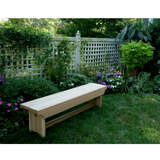Creekvine Designs 5' Cedar 1805 Traditional Heavy Duty Bench - WRF1805HD5BCHCVD