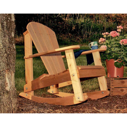 Creekvine Designs Cedar Adirondack Rocking Chair - WF5110CVD
