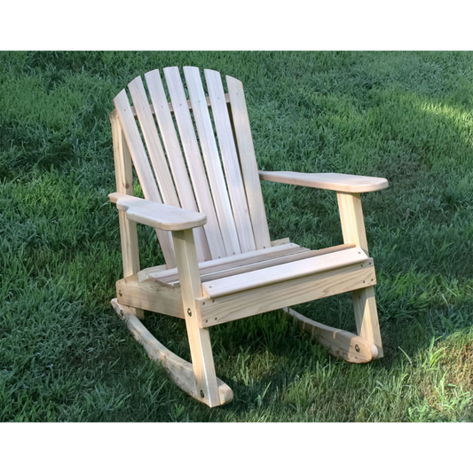 Creekvine Designs Cedar American Forest Adirondack Rocker - WRFKEYRCVD