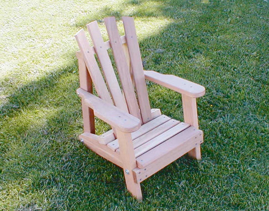 Creekvine Designs Cedar Child Size Wide Slat Adirondack Chair - WF5000CVD