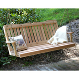 Creekvine Designs Cedar Countryside Porch Swing - WF2SEGSCVD