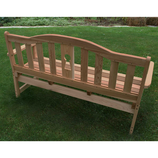 Creekvine Designs Cedar Keyway Garden Bench - WF8102CVD