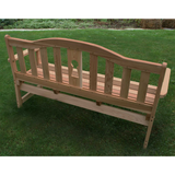 Creekvine Designs Cedar Keyway Garden Bench - WF8102CVD