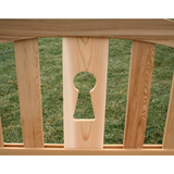 Creekvine Designs Cedar Keyway Garden Bench - WF8102CVD