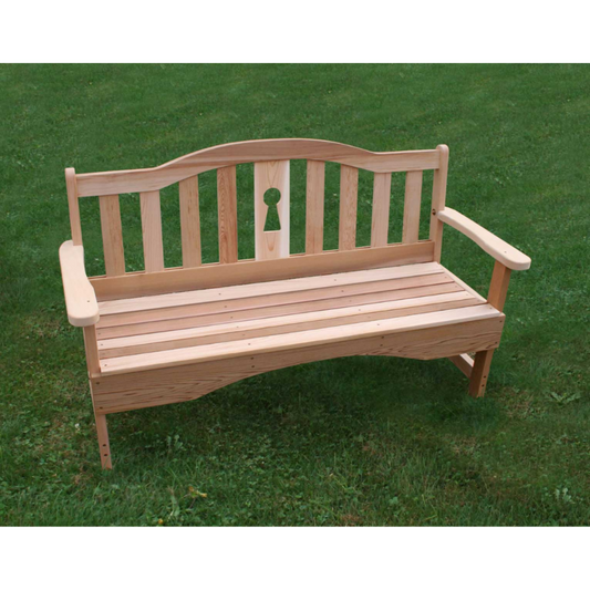 Creekvine Designs Cedar Keyway Garden Bench - WF8102CVD