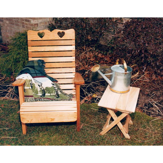 Creekvine Designs Cedar Royal Country Hearts Patio Chair - WF1135CVD