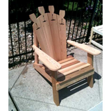 Creekvine Designs Cedar Wine Glass Adirondack Chair - WRF5100WGCVD