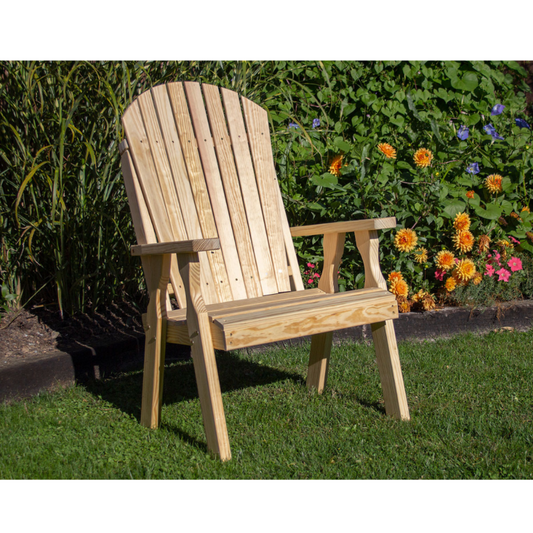 Creekvine Designs Treated Pine Curveback Patio Chair - FC24ADCVD