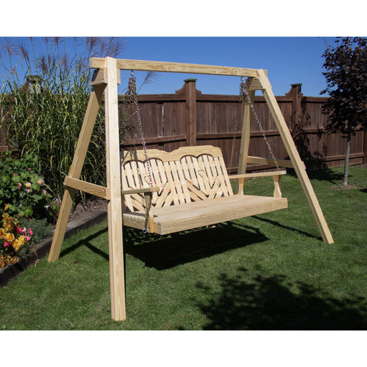 Creekvine Designs Treated Pine Heartback Swingbed - FTSBED60HBCVD