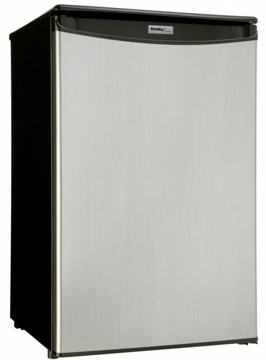 Danby - 4.4 CF All Refrigerator, Auto Defrost, Glass Cantilever Shelves, ESTAR Refrigerators - DAR044A4BSLDD