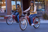 Young Electric E-Classic Cruiser 26" Retro eBike | 500W Motor, Up to 58 miles - 12801005RED