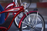 Young Electric E-Classic Cruiser 26" Retro eBike | 500W Motor, Up to 58 miles - 12801005RED