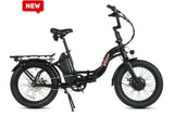 Young Electric E-Urban Pro 500W Lightweight Folding eBike | 20'' Fat Tire With 720Wh LG Battery | Torque Sensor, Internal Gear Hub - 22802010BLU