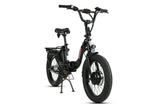 Young Electric E-Urban Pro 500W Lightweight Folding eBike | 20'' Fat Tire With 720Wh LG Battery | Torque Sensor, Internal Gear Hub - 22802010BLU