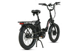 Young Electric E-Urban 500W Lightweight Folding eBike | 20'' All-terrain Fat Tire With 480Wh LG Battery | Internal Gear Hub - 22802009BLK