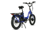Young Electric E-Urban 500W Lightweight Folding eBike | 20'' All-terrain Fat Tire With 480Wh LG Battery | Internal Gear Hub - 22802009BLK