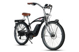 Young Electric E-Classic Cruiser 26" Retro eBike | 500W Motor, Up to 58 miles - 12801005RED