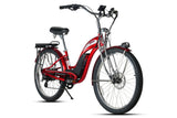 Young Electric E-Classic Cruiser 26" Retro eBike | 500W Motor, Up to 58 miles - 12801005RED