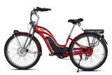 Young Electric E-Classic Cruiser 26" Retro eBike | 500W Motor, Up to 58 miles - 12801005RED