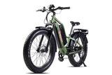 Young Electric E-Explorer 1000W Long Range Electric Hunting Bike | Optional Dual Battery | Up To 28 MPH | 26'' Fat Tire - 12803003SFBLK