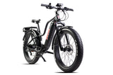 Young Electric E-Explorer 1000W Long Range Electric Hunting Bike | Optional Dual Battery | Up To 28 MPH | 26'' Fat Tire - 12803003SFBLK