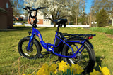Young Electric E-Urban 500W Lightweight Folding eBike | 20'' All-terrain Fat Tire With 480Wh LG Battery | Internal Gear Hub - 22802009BLK