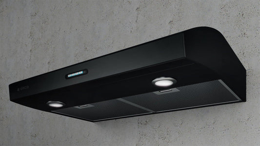 Elica - ALLASIO (Colors) - Comfort - 30" W x 20" D x 4 3/4" H, Black - UNDERCABINET HOODS- EAL330B1