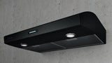 Elica - ALLASIO (Colors) - Comfort - 30" W x 20" D x 4 3/4" H, Black - UNDERCABINET HOODS- EAL330B1