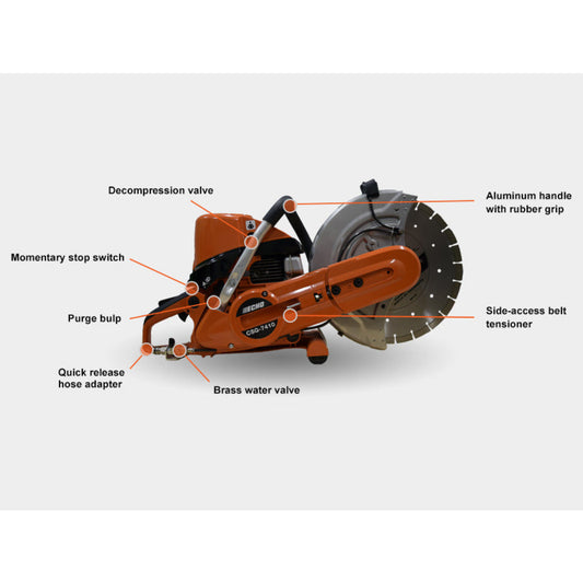 Echo Gas Powered Cut-Off Saw (14 Inch) -  CSG-7410-14